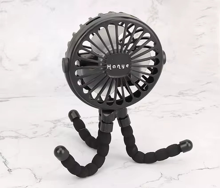 Fan for Cart Stroller Fan Portable Outdoor Fan Clip on for Baby 600Mah USB Rechargeable Handheld Electric Fan for Home 3 Speeds