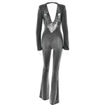 Fashion Backless Sheath Women's Jumpsuit