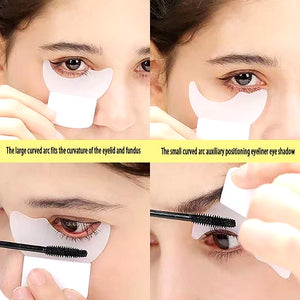 1Pcs Eye Makeup Aid Professional Eyeliner Template Mascara Baffle Eyeliner Tool Eyebrow Eyeliner Shaper Assistant Beauty Tool