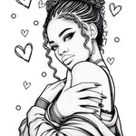 Prettyboujie & Ratchet Coloring: I Love Me Adult Coloring Activity Book