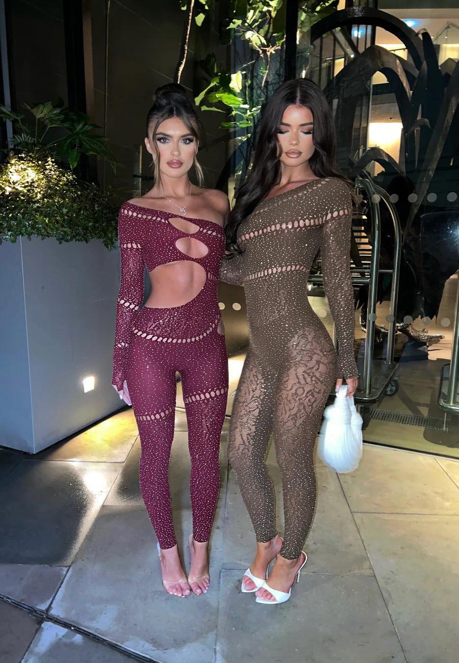 Women's Clothing Night Club Style Sexy Jumpsuit