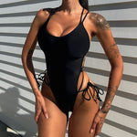 Back Lace-up Beach Bikini Swimsuit