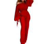 Fashion Women's Casual High Waist Jumpsuit