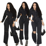 European And American Stretch Jumpsuit Fashion Jumpsuit