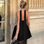 Sexy Tube Top Dress With Back Zipper Design Ins Fashion Short Dress For Party Clothing Women