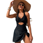 Swimsuit Conservatively Thin Women's One-piece Quick-drying