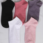 Women'S Solid Ankle Socks, Comfy Breathable Low Cut Socks, 10 Pairs Multipack Socks for Summer Daily Wear