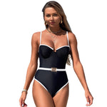 Women's Tight Swimsuit Conservative One-piece